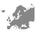 A hora em diferentes cidades e países de Europa