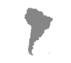 The time in different cities and countries of South America